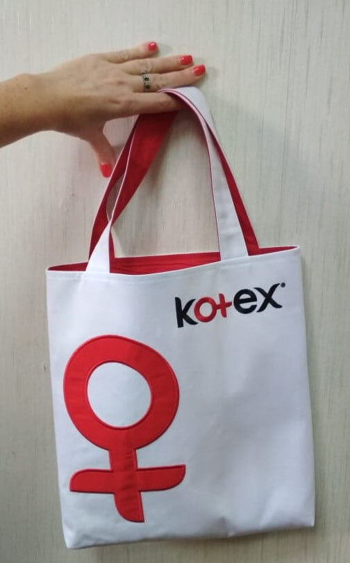 Вышивка-аппликация Kotex